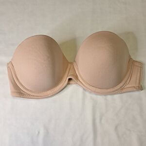 Wacoal Strapless Underwire Padded‎ Bra Beige 34B